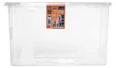 Immagine prodotto di Cassetta 25 l con coperchio LONA, colore:Trasparente