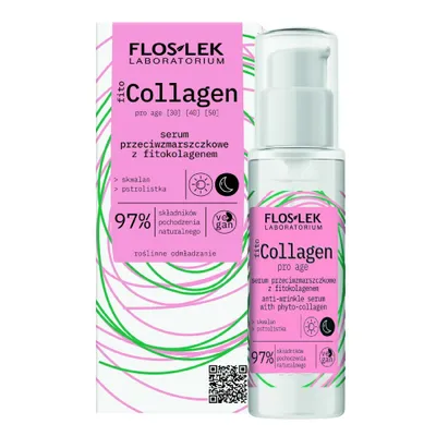 Produktbild von Floslek Anti-Falten Serum mit Phytokollagen 30ml