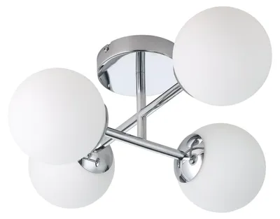 Zdjęcie produktu dla Eglo lampa sufitowa Castrovido chrom 48 x 39 cm ciepły biały