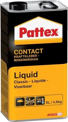Produktbild von Pattex Kraftkleber Classic Liquid -40°C bis +110 °C 4,5 kg
