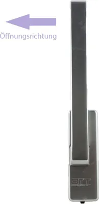 Produktbild von beschlagswelt Ott GU 34225 Drehgriff Dirigent mit Aussperrsicherung 30152 rechts EV1 silber K-20179-00-R-1
