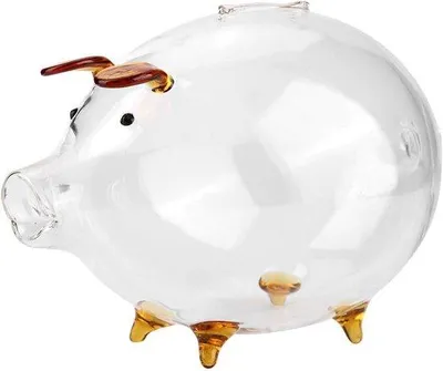 Produktbild von Spardose transparent - Sparschwein für Kinder und Erwachsene