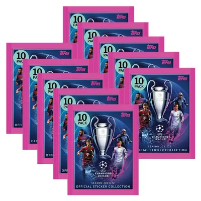 Zdjęcie produktu dla TOPPS - Liga Mistrzów 2021/22 - naklejka - 10 sztuk