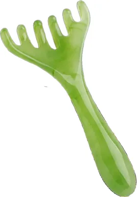 Obrázok produktu pre INF Hrebeň na masáž hlavy - Relaxujte a zbavte sa stresu zelená