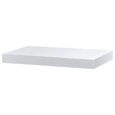 Obrázok produktu pre Autronic Nástenná polica 40 cm P-023 WT - biela s vysokým leskom