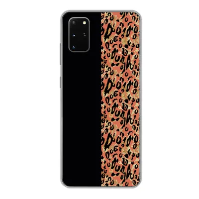 Produktbild von MuchoWow® Handyhülle Schutzhülle Hülle für Samsung Galaxy S20 Plus Pantherdruck - Gold - Schwarz Silikon Softcase Handy Hülle - Hartschale