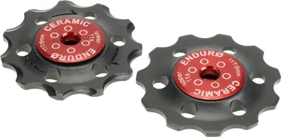 Obrázek produktu pro Enduro Bearings ZERO Directline kladky přehazovačky, Shimano 11 rychlostí, červené (BKCJ-0195)