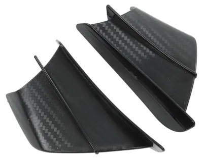 Obrázok produktu pre 1 pár aerodynamických krídel (štýl uhlíkových vlákien) pre motocykle NINJA400, NINJA250, Z900, Z1000