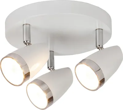 Produktbild von Rabalux 6668 Deckenstrahler Karen, 12W, 3000K, 840lm-Kunststoff, weiß, rund, warmweiß, Modern, ø190mm