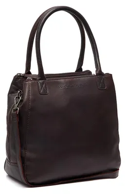 Produktbild von The Chesterfield Brand Leder Handtasche Umhängetasche Solvin Leather Shoulderbag Brown dunkelbraun