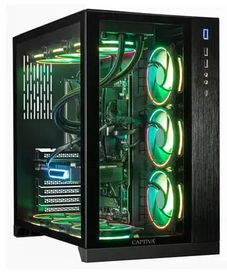 Obrázek produktu pro CAPTIVA PC Highend Gaming I89-020 (i9-14900KF/RTX5080 16GB GDDR7/SSD 2TB/64GB/WLAN/Windows 11 Home 64-bit), 3,2 GHz, Intel® Core™ i9, i9-14900KF, 64 GB, 2 TB, Windows 11 Home