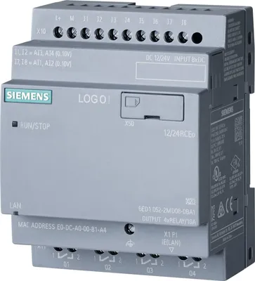 Zdjęcie produktu dla Siemens 6ED1052-2MD08-0BA2 SPS-Steuerungsmodul 12 V/DC, 24 V/DC