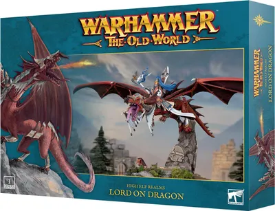 Image de Warhammer The Old World High Elf Realms Lord on Dragon