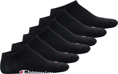 Produktbild von Champion Uni Sneaker Socken, 6er Pack - Sneaker Socken Basic, Logo Schwarz EU 39-42