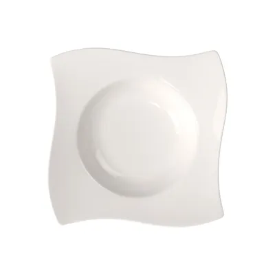 Produktbild von Villeroy & Boch Vorteilset 4 Stück NewWave Pastateller Premium Porcelain weiß 1025252698