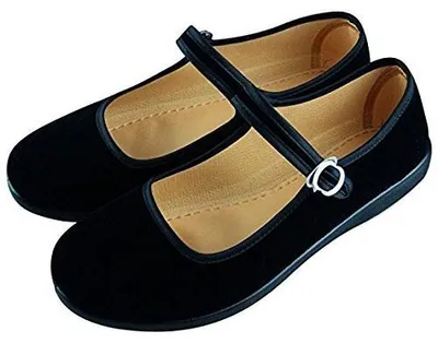 Produktbild von Elegante, schwarze Tanzschuhe aus Samt für Damen