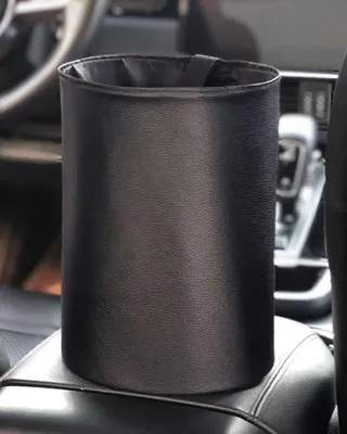 Produktbild von Autofahrzeugmüllbehälter, doppelwandig, wasserdicht, schwarzer Innenraumbehälter
