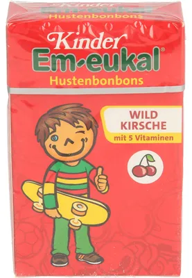 Produktbild von Kinder Em-eukal Wildkirsche Hustenbonbons, 40 g Bonbons