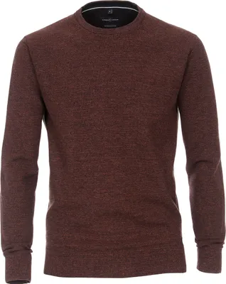 Produktbild von CasaModa XXL Pullover terracotta melange Struktur