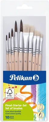 Productafbeelding van Startset penselen PL10/SB, geassorteerd, 10 stuks in etui