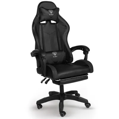 Produktbild von Chefsessel Stuhl Home Office Chair Racing  Bürostuhl Sportsitz Büro Stuhl,Farbe:Schwarz
