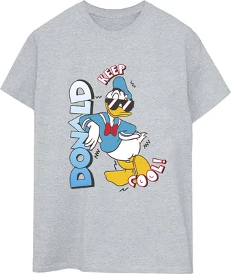 Produktbild von Disney - "Donald Duck Cool" T-Shirt für Damen BI38223 (M) (Grau)