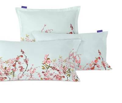 Image de Chinoiserie Taie d'oreiller 50x75 cm (x2) 100% coton Fabriqué en Europe