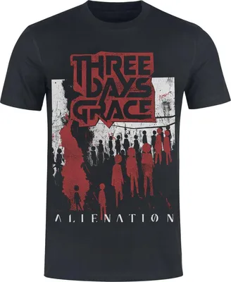 Produktbild von Three Days Grace T-Shirt Herren Alienation schwarz XL