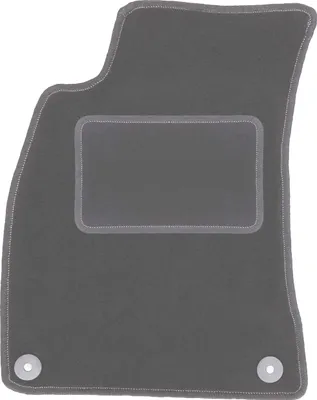 Immagine prodotto di Tappetino conducente in velluto grafite compatibile con Audi A4 B6 (2001-2004, sedan, station wagon, cabrio, avant) – con fissaggi – su misura