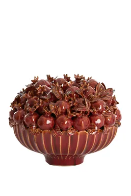 Produktbild von Light & Living - Vase GRANATAPFEL - Ø28,5x23cm - Rot