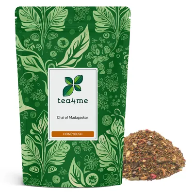 Produktbild von tea4me Chai of Madagaskar Grüner Honeybushtee aus Südafrika mit Vanille-Orange-Geschmack