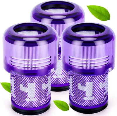 Produktbild von 3 Stš¹ck Filters fš¹r Dyson V12, Filter fš¹r Dyson V12 Slim Absolute Filter Absolute Total Clean/Extra/Fluffy Vacuum Cleaner Waschbar Zubeh?r Ersetzen Sie Part 971517-01