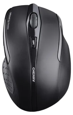 Zdjęcie produktu dla CHERRY MW 3000: Ergonomiczna mysz bezprzewodowa dla osób prawo ręcznych z 6 przyciskami