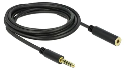 Produktbild von DeLOCK 85798, 4.4mm, Weiblich, 4.4mm, Männlich, 3 m, Schwarz