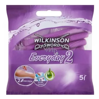 Produktbild von Wilkinson Sword Everyday 2 Rasierer, 5 Stück - Komfortabler Klingenwechsel, Sanfte Rasur, Langanhaltende Qualität.