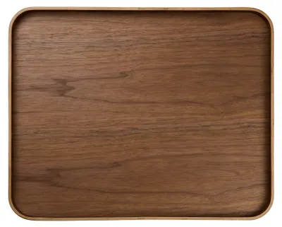 Immagine prodotto di ASA Tablett auf Fuß WOOD 45,5 x 36 cm, H. 5,5 cm, Walnuss