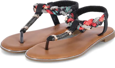 Produktbild von Laufsteg München Zehenstegsandalen Damen 31303633353939 Schwarz 37 EU
