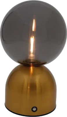 Image de Luxe - Lampe à poser - Lina - Or - H20 x Ø12