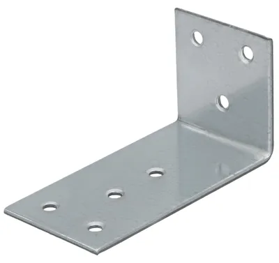 Obrázek produktu pro Spojovací úhelník pro truhláře, pozinkovaná ocel, rozměry 40 x 80 x 40 mm, Obrázek vytvořený pomocí AI