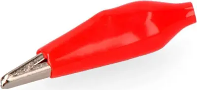 Produktbild von 25 Krokodil-Klammern Farbe Rot Edm