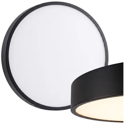 Obrázek produktu pro Kulaté přisazené LED stropní svítidlo 28 W 3000 K černé