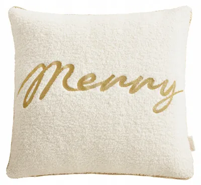 Produktbild von Room99 Merry Dekorative Weihnachtskissenhülle Bouclé 45x45cm