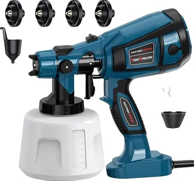 Obrázok produktu pre Elektrický striekací stroj na farby, vysoká účinnosť, nastaviteľná regulácia prietoku, 800 W, zástrčka EÚ