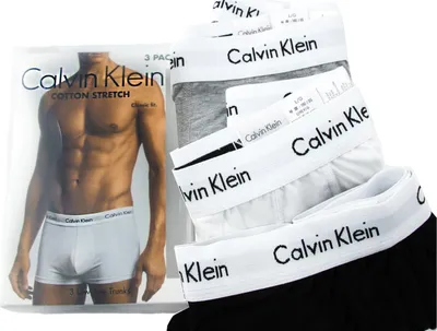 Immagine prodotto di Confezione 3 boxer uomo tripack CK CALVIN KLEIN articolo U2664G LOW RISE TRUNK 3PK, M, Cotone 95%,Spandex 5%