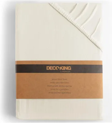 Immagine prodotto di Lenzuolo di cotone con elastico Jantar Ecru 220x200 DecoKing