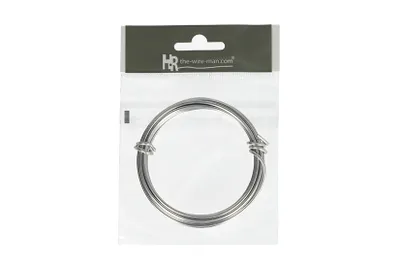 Produktbild von H & R Bastel - Aluminiumdraht Silberfarben rostfrei Ø 2 mm - 3 Meter