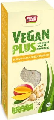 Produktbild von Vegan Plus - Mango-Maca Frühstücksbrei 500g