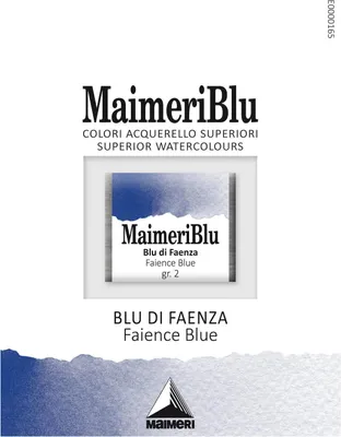 Obrázok produktu pre Maimeri Blu Akvarelová farba Faience Blue 377 1,5 ml 1 ks