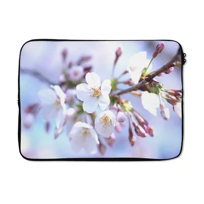 Produktbild von MuchoWow® Laptop Hülle 13 Zoll Blumen - Sakura - Zweig Laptoptasche - Laptophülle - Sleeve - Rundumschutz
