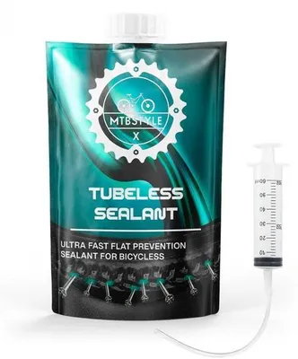 Zdjęcie produktu dla Płyn do opon rowerowych, 800 ml, płyn do opon bezdętkowych MTB, do naprawy przebitych opon dla rowerów 29", 27,5", 26", uszczelnia nieszczelności do 6 mm